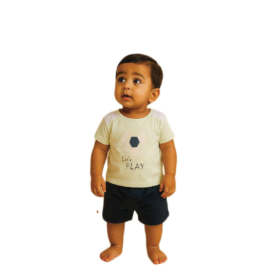 Baby Boy T-Shirt & Shorts Set – Soft Cotton Casual Outfit