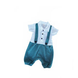 Formal Baby Boys' Suspender Jumpsuit for Special Occasions